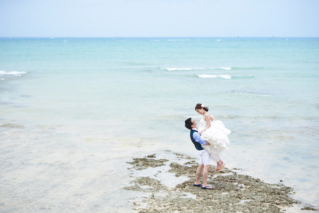 沖縄旅行ついでに！！気軽にフォトウェディング♡楽しい思い出になりました。