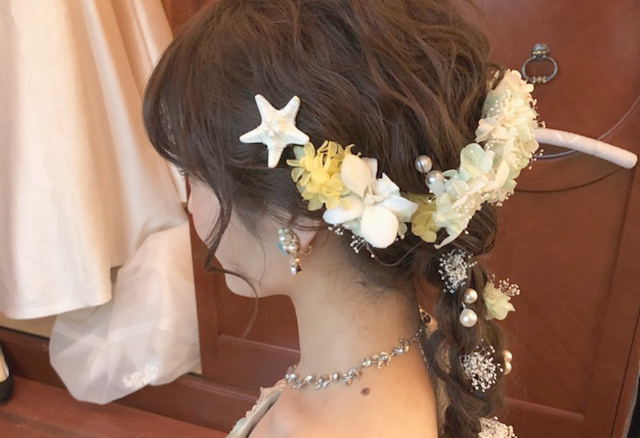 アリエルテーマの結婚式＊花嫁の髪型どうする？オシャレなものをPICK UP！