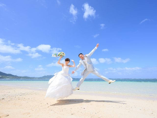 石垣島の美しいビーチでサロンドキミコフォトウェディング♡花嫁レポート