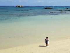 【沖縄本島】沖縄フォトウェディング × ドローン撮影 （100カット全データ・2L版2面台紙一冊・レンタカー1日無料）<