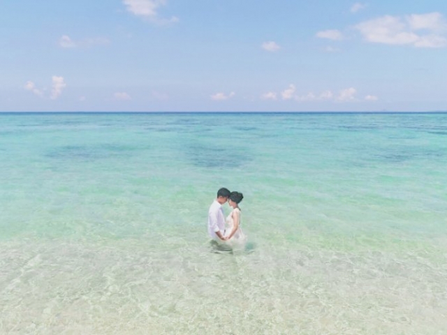 【透明度抜群の天然ビーチ！】人の少ない恩納村「安冨祖ビーチ」を使用した特別なプランです【200カット保証・フォトアルバム付き】