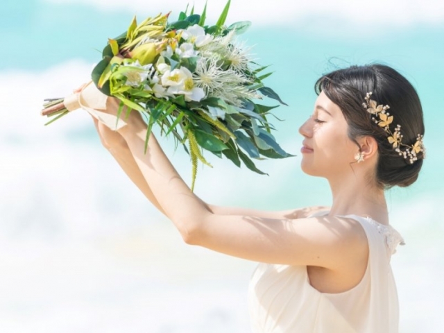 ainowa限定☆ビーチフォトプラン100カット【ヘアメイク付き＆衣装選び放題】